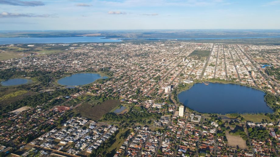 Vista aérea de Três Lagoas – MS